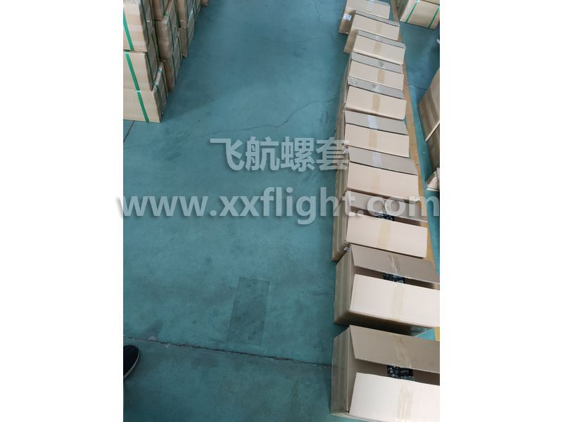 江（jiāng）蘇某客戶5萬件螺套發貨