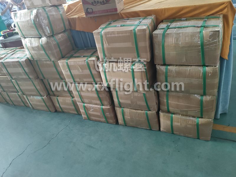 陝西某客戶23萬（wàn）件螺套發貨